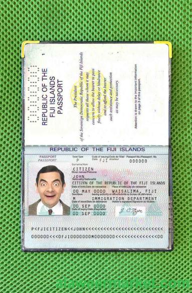 Fiji passport photo look